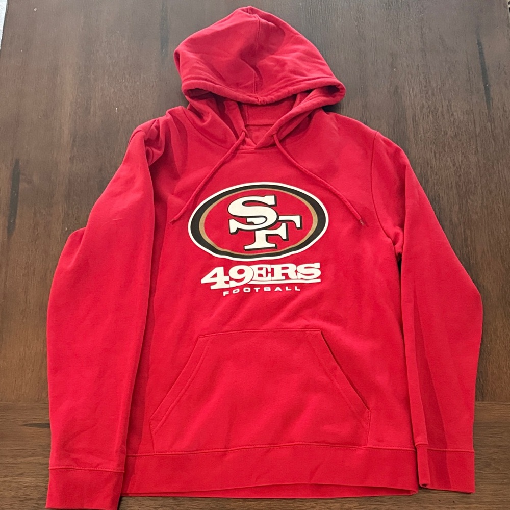 San Francisco 49ers Majestic Red Apparel Size Large
